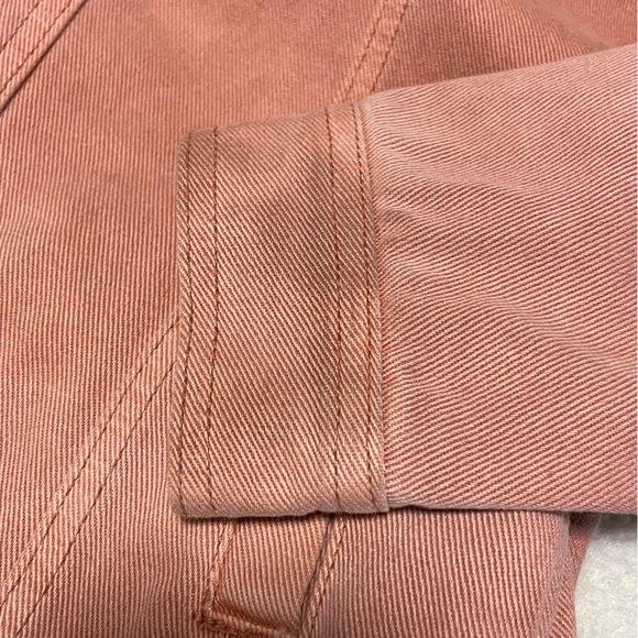 Vero Moda oversized pink denim jacket size small - Picture 6 of 6